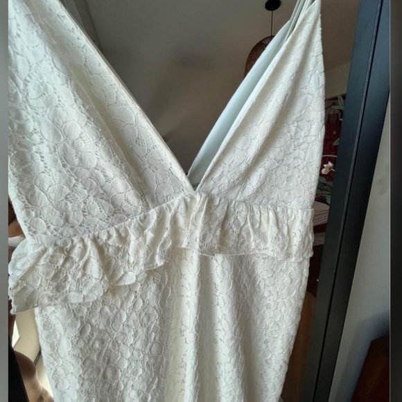 Park and Fifth Sinclair Dress - White Lace - Size S - Picture 3 of 4